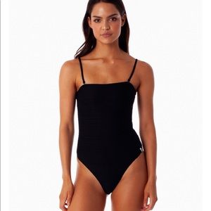 TAHITI BANDEAU ONE PIECE BLACK